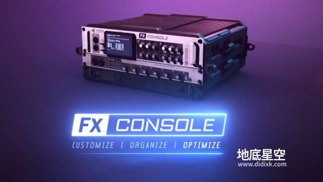 AE插件-特效快速搜索管理应用 VideoCopilot FXConsole V1.0.6 Win/Mac