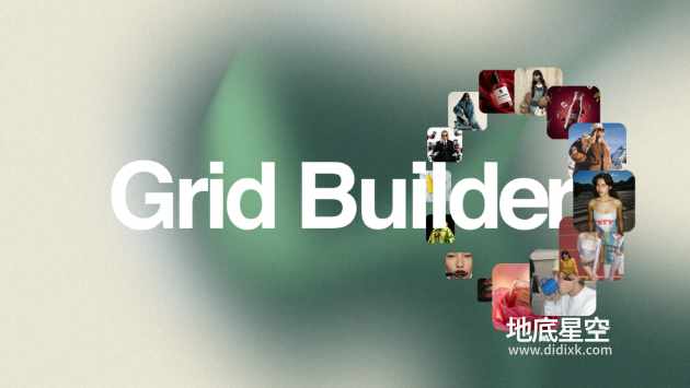 AE脚本-快速创建网格布局排序特效 Grid Builder V1.0.7 含使用教程