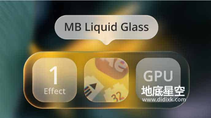 AE插件-液态玻璃透明质感效果 MB Liquid Glass v1.2 Win/Mac