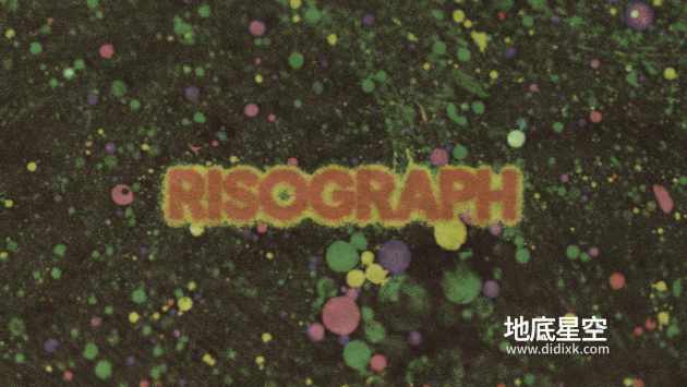 AE/PR/达芬奇插件-复古孔版印刷机半色调物理质感效果 Risograph V1.0.0 Win/Mac
