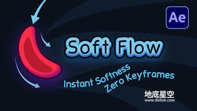 AE脚本-真实自然变形运动MG动画脚本 Soft Flow V1.0.0