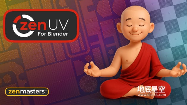 Blender插件-三维模型展UV工具 Zen UV V5.4.0.11