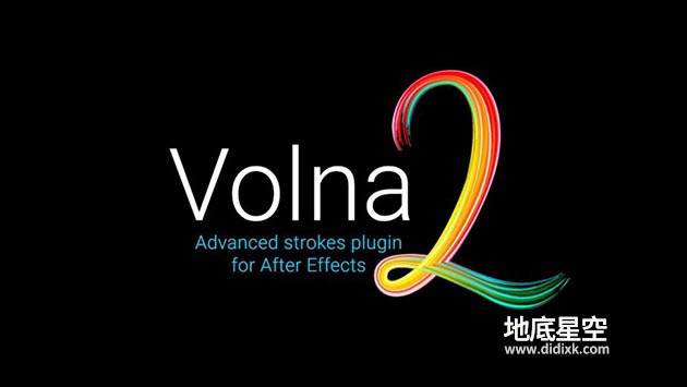 AE插件-中文汉化版 Volna V2.5.2 Win/mac 动态线条路径描边绘制生长动画
