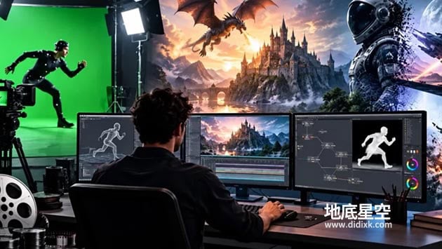 AE教程-中英文字幕 视频跟踪特效合成基础教程 Udemy – VFX & Animation Masterclass Compositing, Tracking & Effects