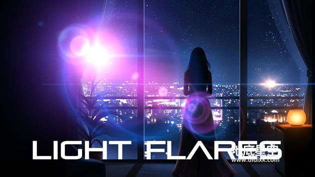 AE脚本-Light Flares 1.0.0 2D/3D真实镜头光晕光效制作工具 + 使用教程