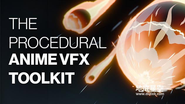 Blender预设-程序化卡通动漫特效资产 The Procedural Anime VFX Toolkit