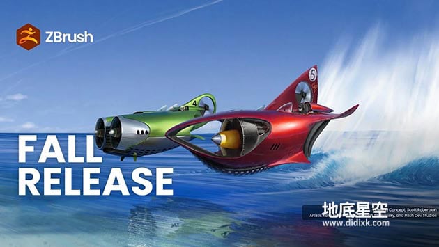 三维雕刻建模软件中文版/英文版 ZBrush 2027.0.1 Win破解版