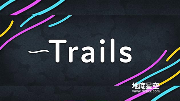 AE脚本-运动路径拖尾线条轨迹MG动画 Trails v1.02