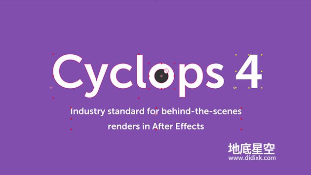 中文汉化版AE脚本-路径边框显示渲染输出 Cyclops v4.0.0 含使用教程